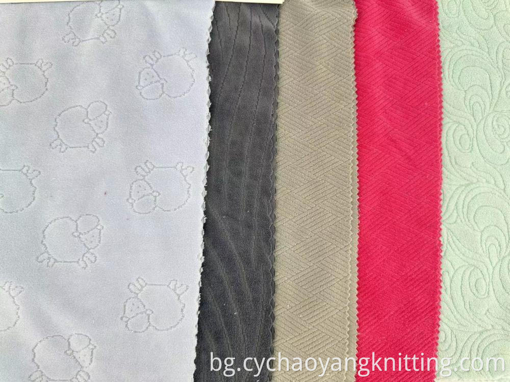Burnt out velvet fabric
